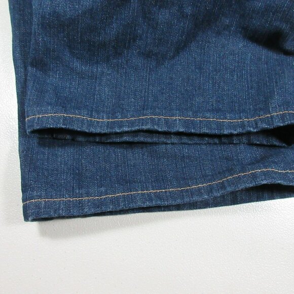 Tommy Bahama womens dark distressed stretch denim bermuda shorts 6 EUC - Picture 9 of 9